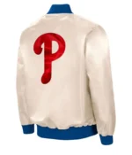 Philadelphia Phillies Starter White Satin Jacket