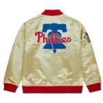 Philadelphia Phillies Team OG 2.0 Gold Satin Jacket
