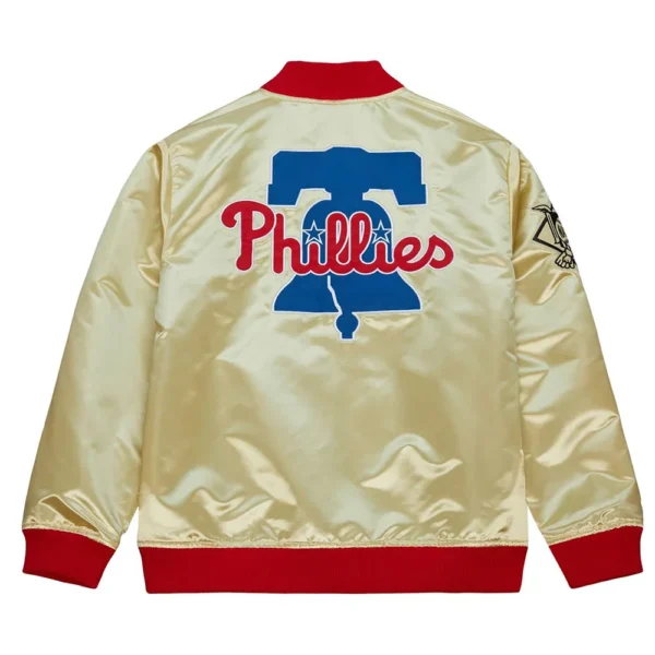 Philadelphia Phillies Team OG 2.0 Gold Satin Jacket