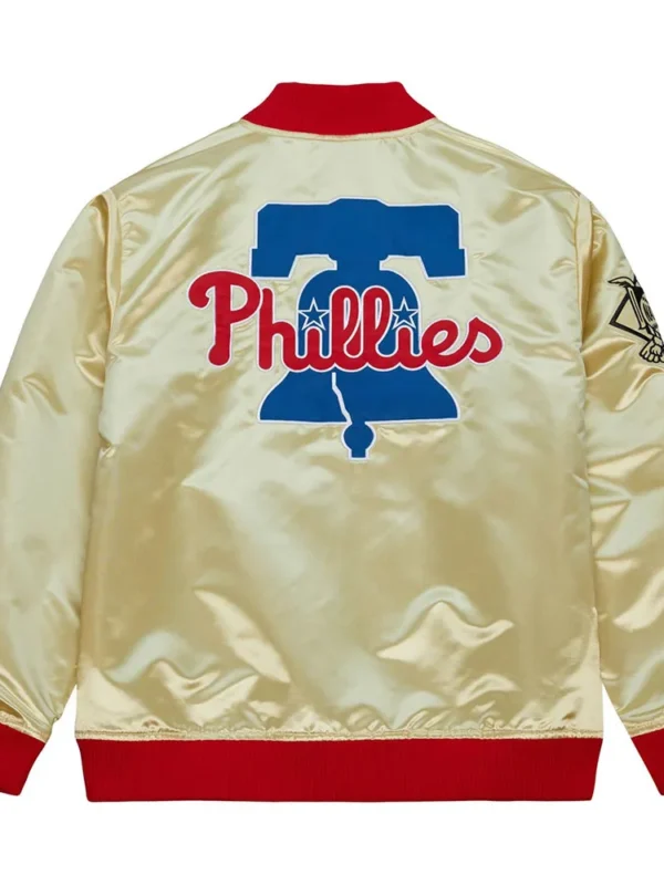 Philadelphia Phillies Team OG 2.0 Gold Satin Jacket