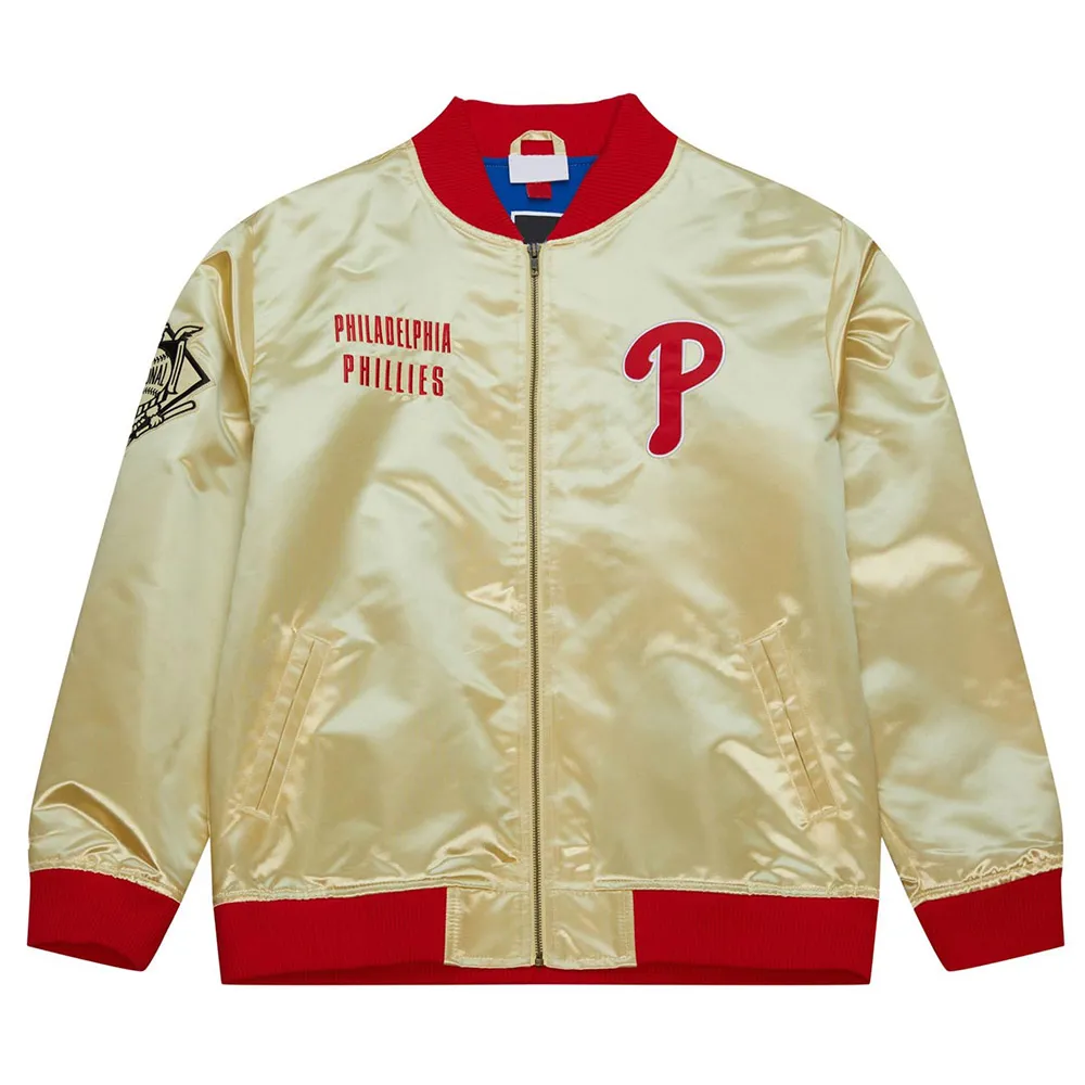 Philadelphia Phillies Team OG 2.0 Gold Satin Jacket Philadelphia Phillies Team OG 2.0 Gold Satin Jacket