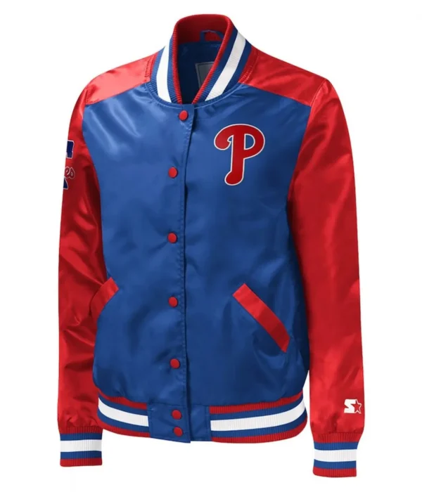 Philadelphia Phillies The Legend Royal-Red Satin Jacket