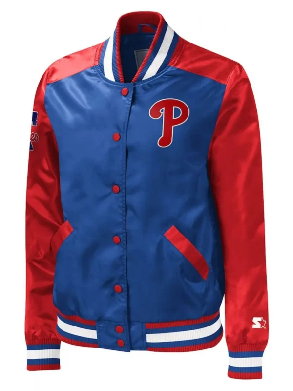 Philadelphia Phillies The Legend Royal-Red Satin Jacket