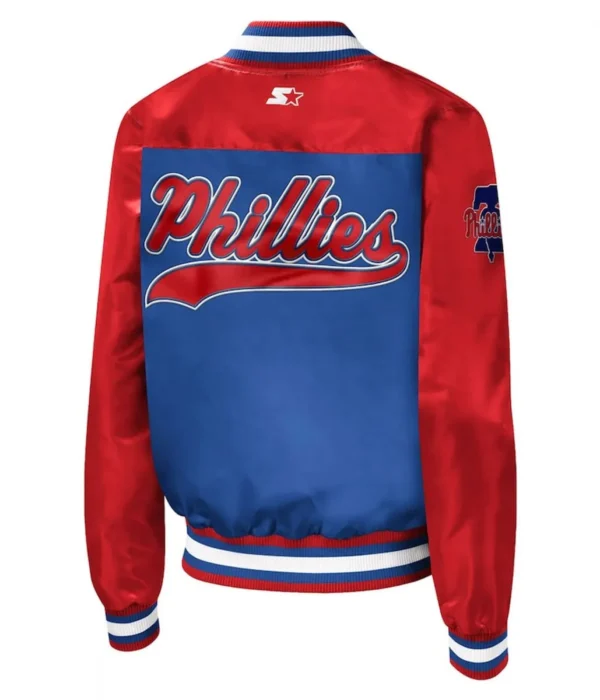 Philadelphia Phillies The Legend Royal-Red Satin Jacket