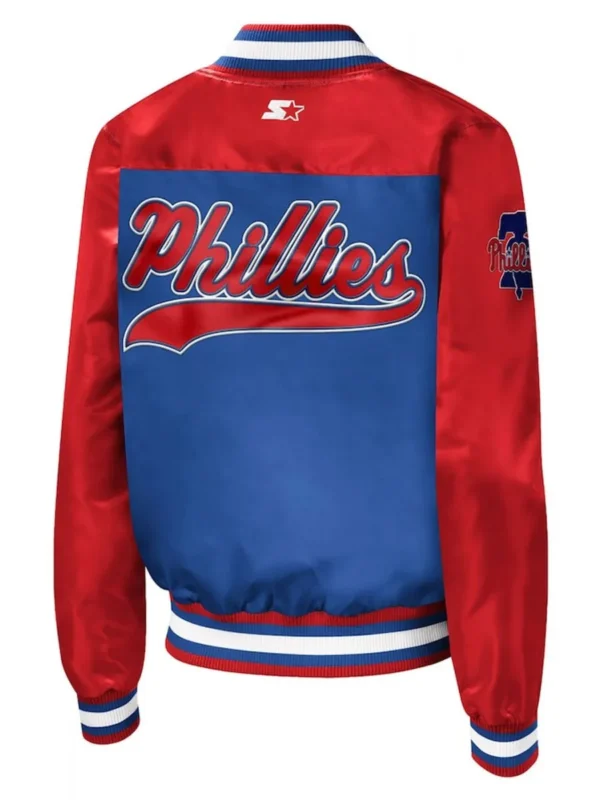 Philadelphia Phillies The Legend Royal-Red Satin Jacket