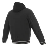 Philadelphia Phillies Varsity Black and Charcoal Hooded Jacket
