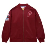 Philadelphia Phillies Vintage Logo Maroon Jacket
