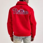 Philadelphia Phillies World Series Red Varsity Wool Jacket