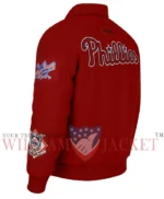 Philadelphia Phillies World Series Red Varsity Wool Jacket