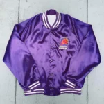 Phoenix Suns 1990s Purple Satin Jacket