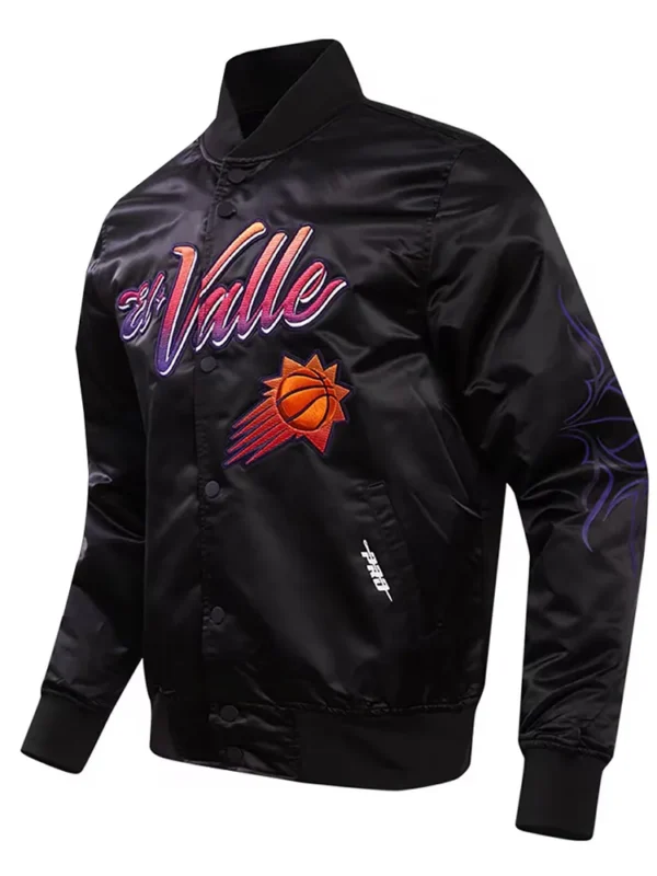 Phoenix Suns 2023-24 City Edition Black Satin Jacket