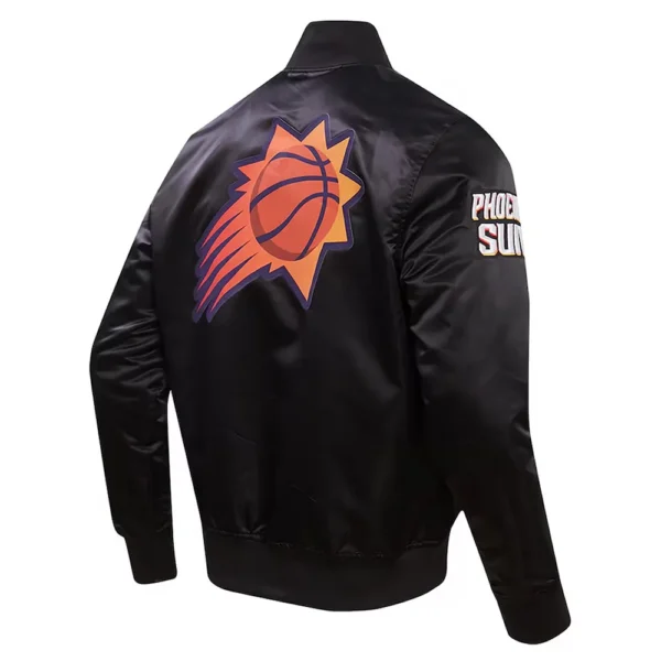 Phoenix Suns 2023-24 City Edition Black Satin Jacket
