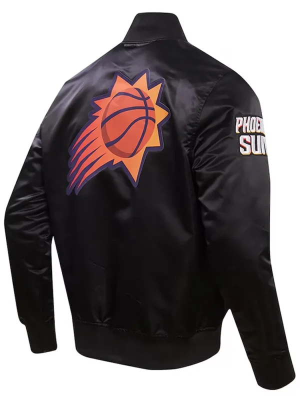Phoenix Suns 2023-24 City Edition Black Satin Jacket