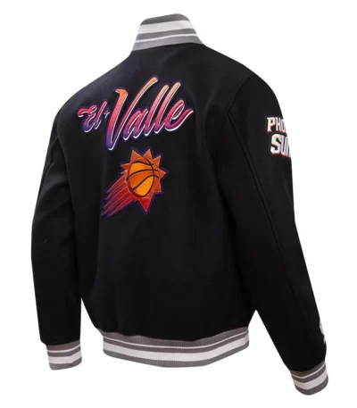 Phoenix Suns 2023-24 City Edition Black Varsity Jacket