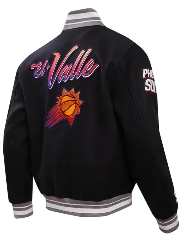Phoenix Suns 2023-24 City Edition Black Varsity Jacket