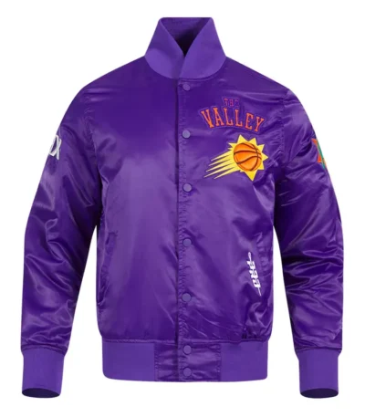 Phoenix Suns 2024-25 City Edition Chenille Purple Satin Jacket