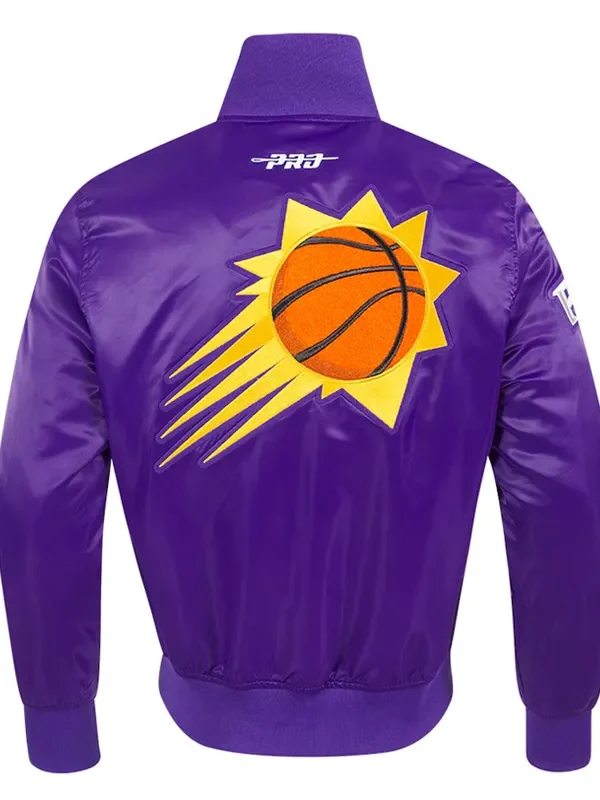 Phoenix Suns 2024-25 City Edition Chenille Purple Satin Jacket