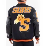 Phoenix Suns Black Mashup Varsity Jacket