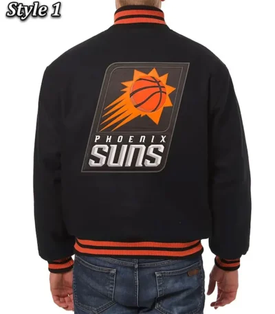 Phoenix Suns Black Wool Jacket