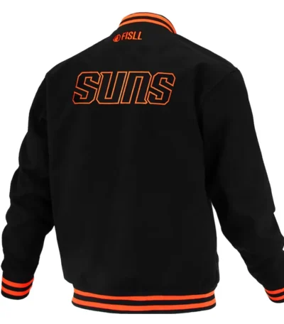 Phoenix Suns Logoman Shadow Black Varsity Jacket