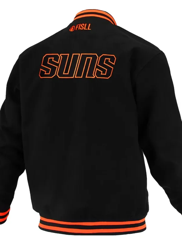 Phoenix Suns Logoman Shadow Black Varsity Jacket