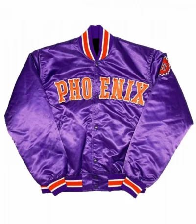 Phoenix Suns NBA Purple Bomber Jacket