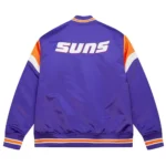 Phoenix Suns Purple Heavyweight Satin Jacket