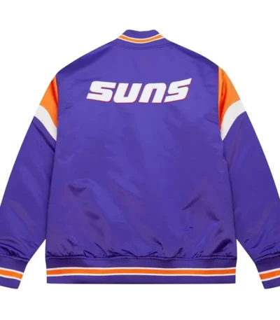 Phoenix Suns Purple Heavyweight Satin Jacket