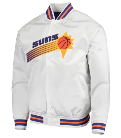 Phoenix Suns Throwback White Jacket