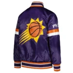 Phoenix Suns Youth Home Game Purple Satin Jacket