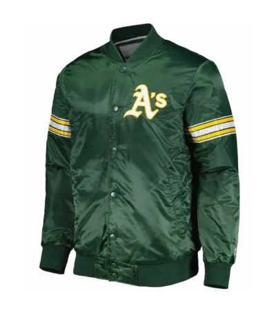 Pick & Roll Oakland Athletics Green Jacket