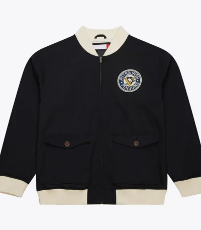 Pittsburgh Penguins Black Cotton Twill Jacket