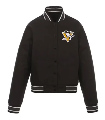 Pittsburgh Penguins Front-Hit Black Jacket