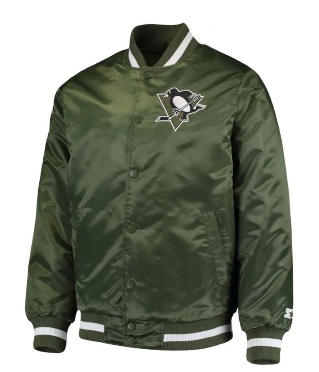 Pittsburgh Penguins Starter Green Jacket Pittsburgh Penguins Starter Green Jacket