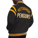 Pittsburgh Penguins Tailback Black Varsity Jacket
