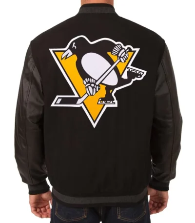 Pittsburgh Penguins Varsity Black Jacket