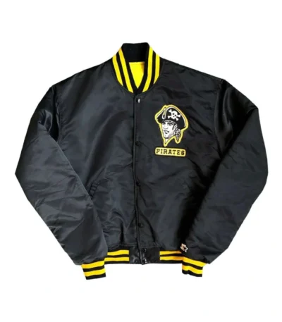 Pittsburgh Pirates 90’s Black Satin Jacket