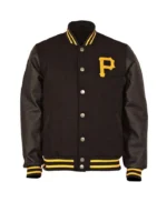 Pittsburgh Pirates Black Varsity Jacket