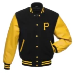 Pittsburgh Pirates Black and Yellow Varsity Jacket