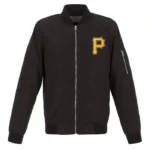 Pittsburgh Pirates Bomber Lightweight Nylon Jacket
