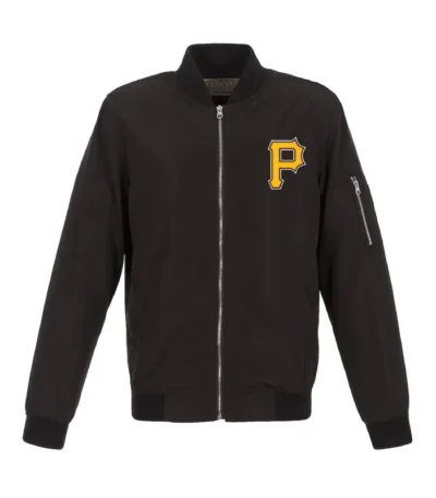 Pittsburgh Pirates Bomber Lightweight Nylon Jacket