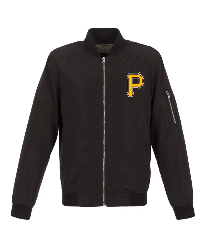 Pittsburgh Pirates Bomber Lightweight Nylon Jacket Pittsburgh Pirates Bomber Lightweight Nylon Jacket