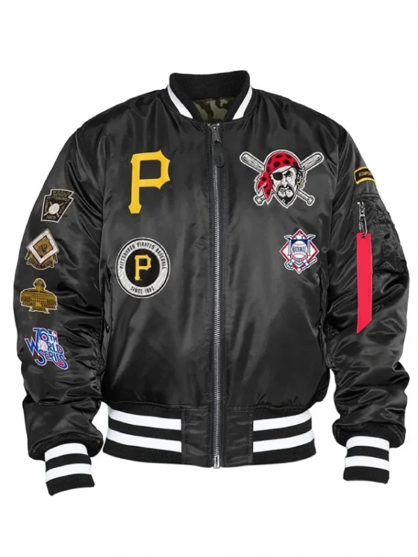 Pittsburgh Pirates Bomber MA-1 Jacket