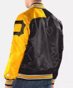 Dugout Pittsburgh Pirates Black and Gold Varsity Satin Jacket