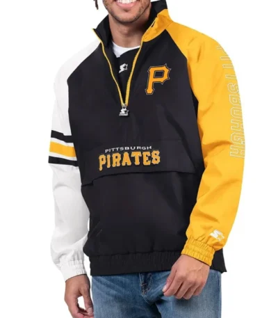Pittsburgh Pirates Elite Half Zip Pullover Jacket