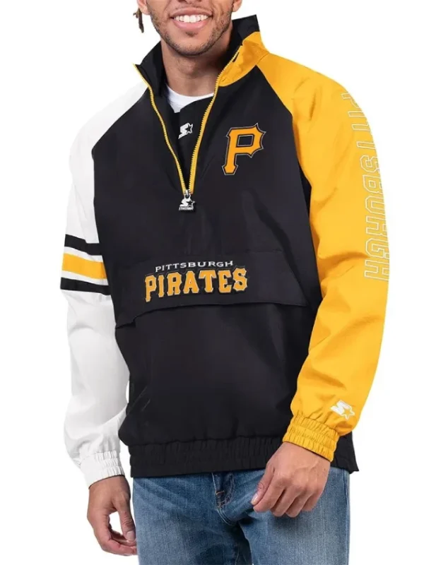 Pittsburgh Pirates Elite Half Zip Pullover Jacket