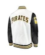 Black/White Pittsburgh Pirates The Legend Satin Jacket