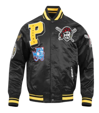 Pittsburgh Pirates Mashup Classic Rib Satin Jacket