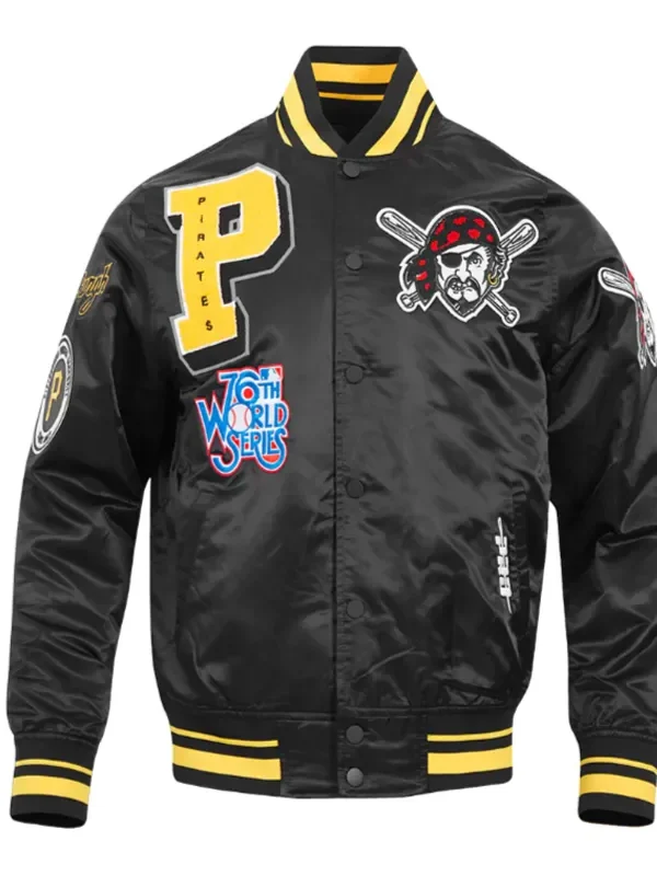 Pittsburgh Pirates Mashup Classic Rib Satin Jacket