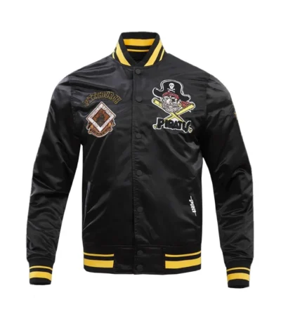 Pittsburgh Pirates Retro Classic Rib Satin Jacket